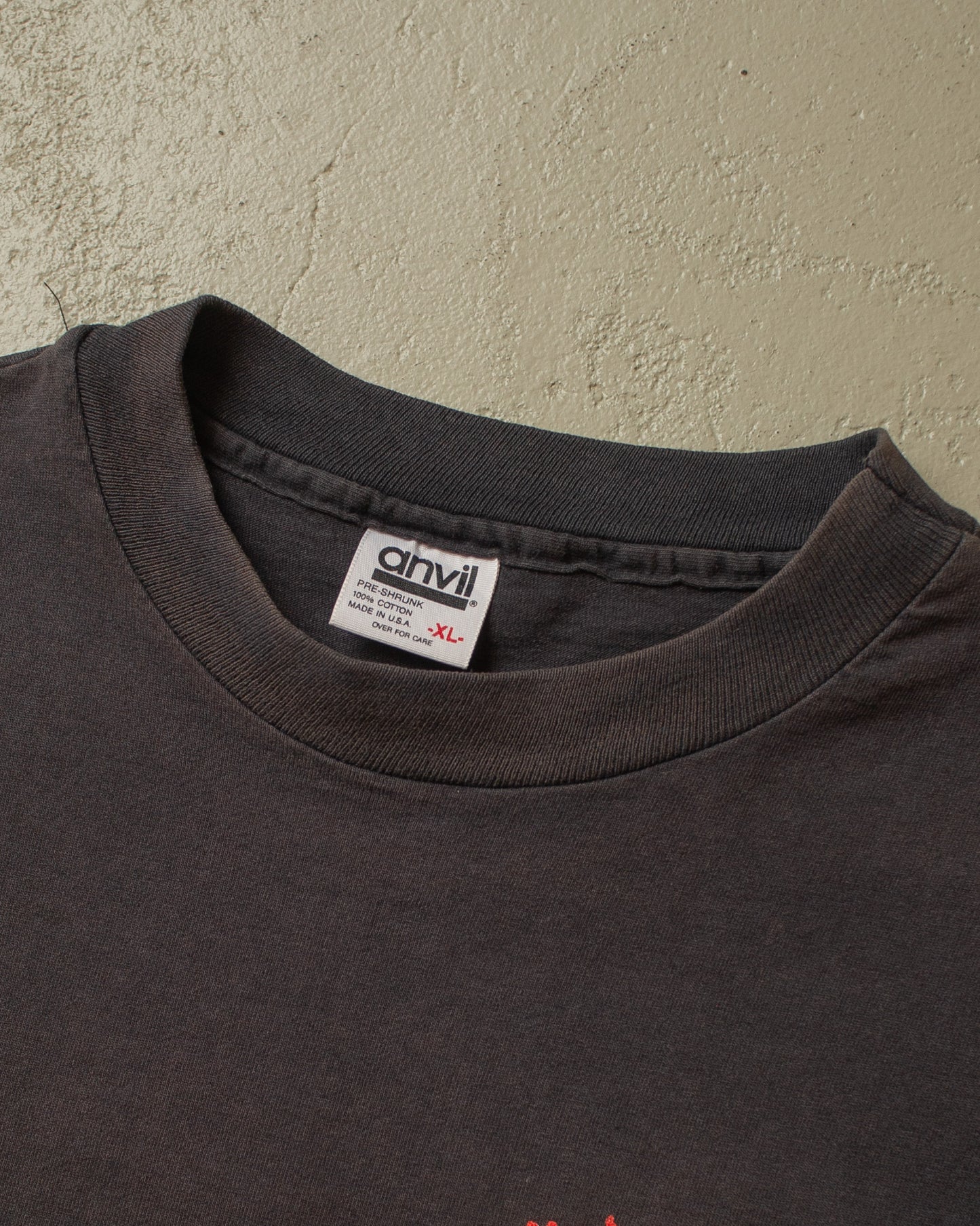1990s 43 Liquor Promo T-shirt faded black - XL