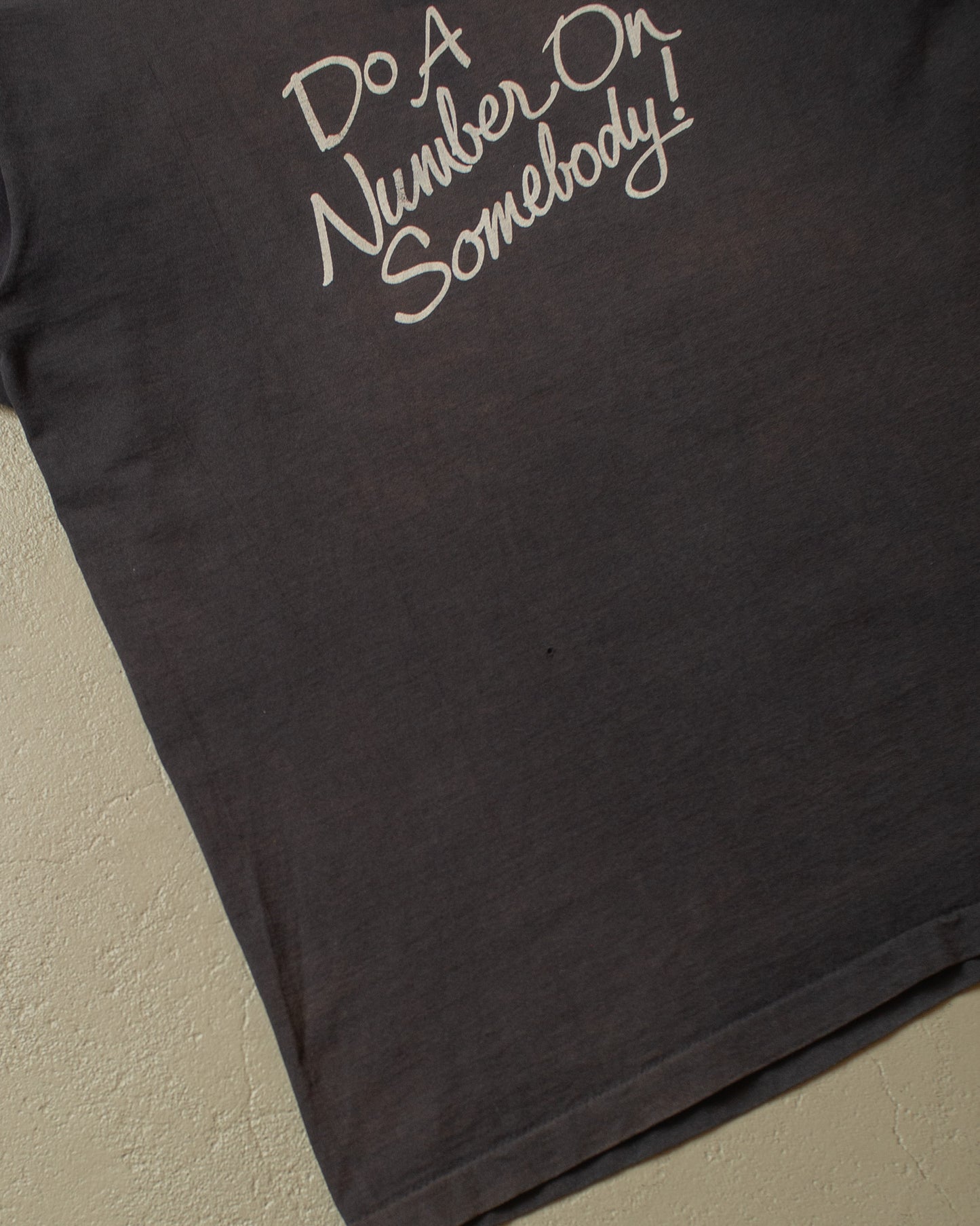 1990s 43 Liquor Promo T-shirt faded black - XL