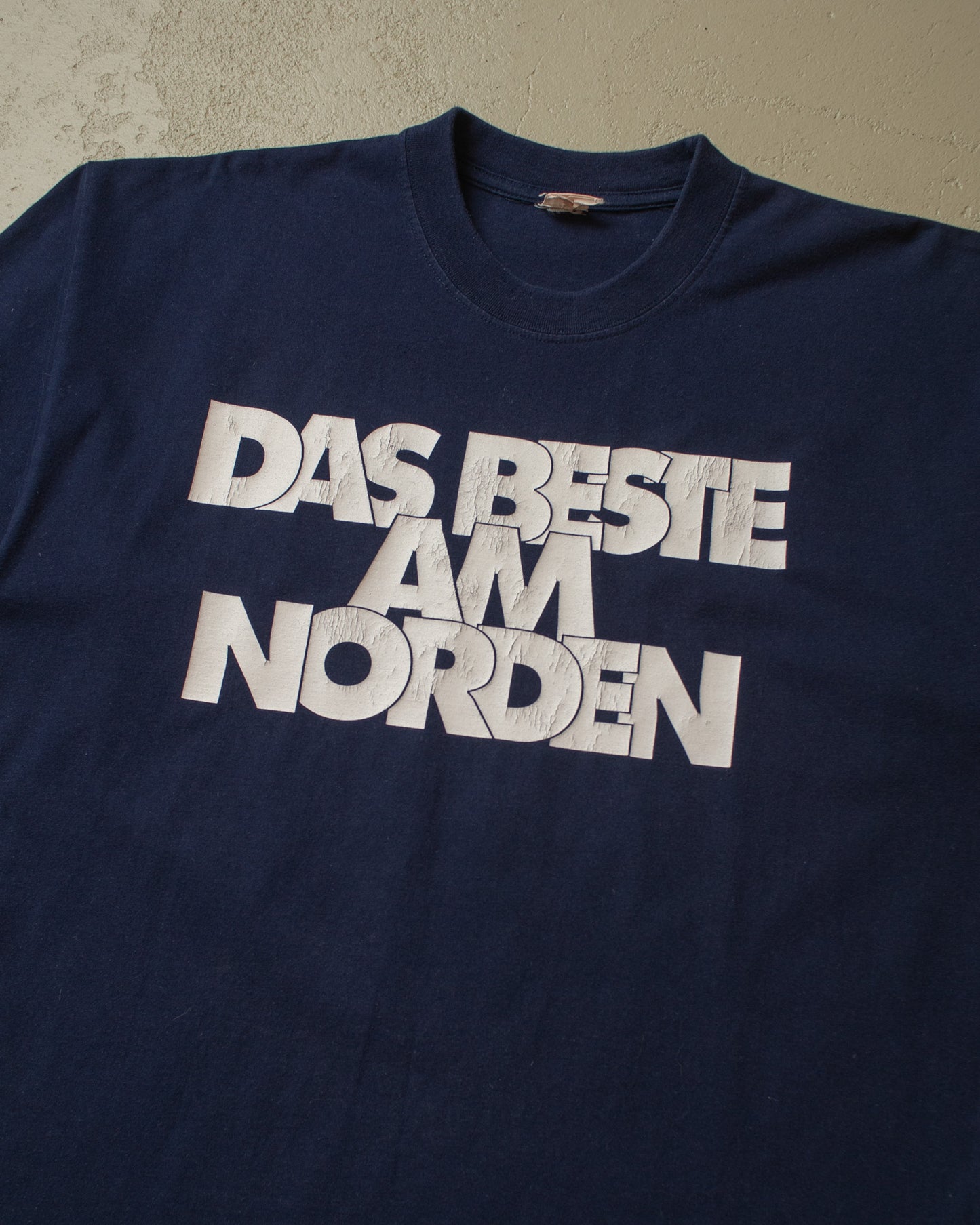 1990s "Das beste am Norden" NDR T-shirt navyblue - XL
