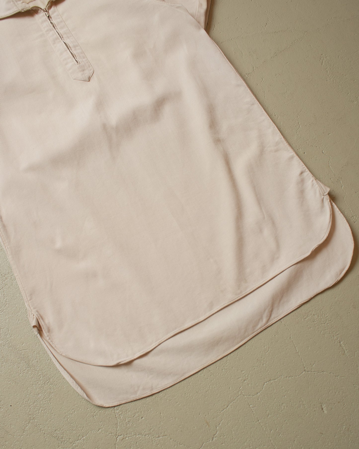 1940s/50s German Zip Shirt creme - S/M