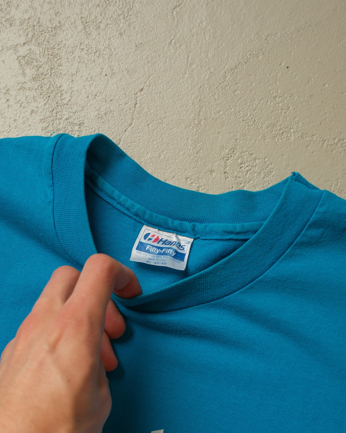 1980s "I couldn´t resist" T-shirt blue - XL