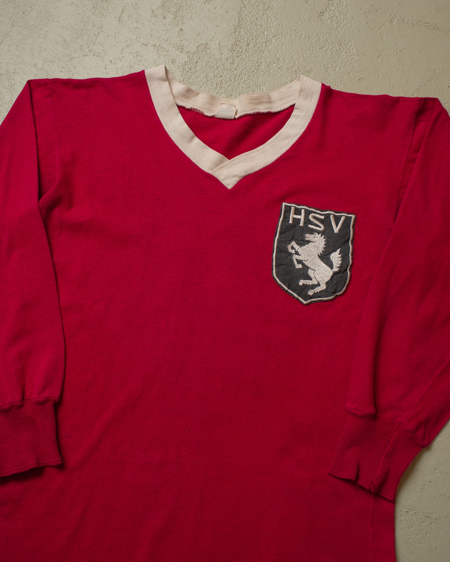1960s/70s Palme Longsleeve Soccer Jersey burgundy - S