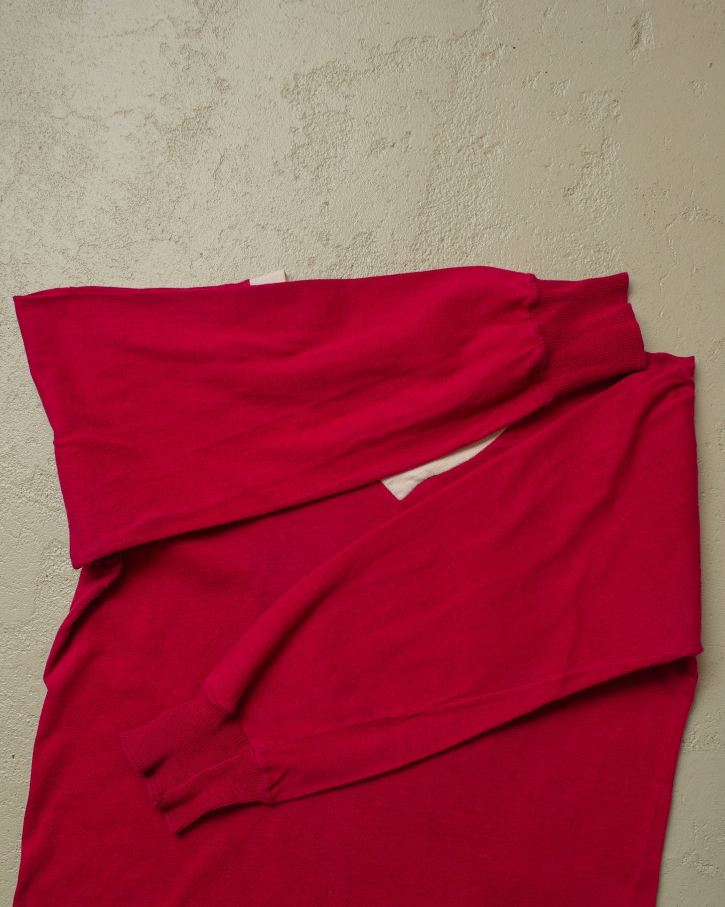 1960s/70s Palme Longsleeve Soccer Jersey burgundy - S