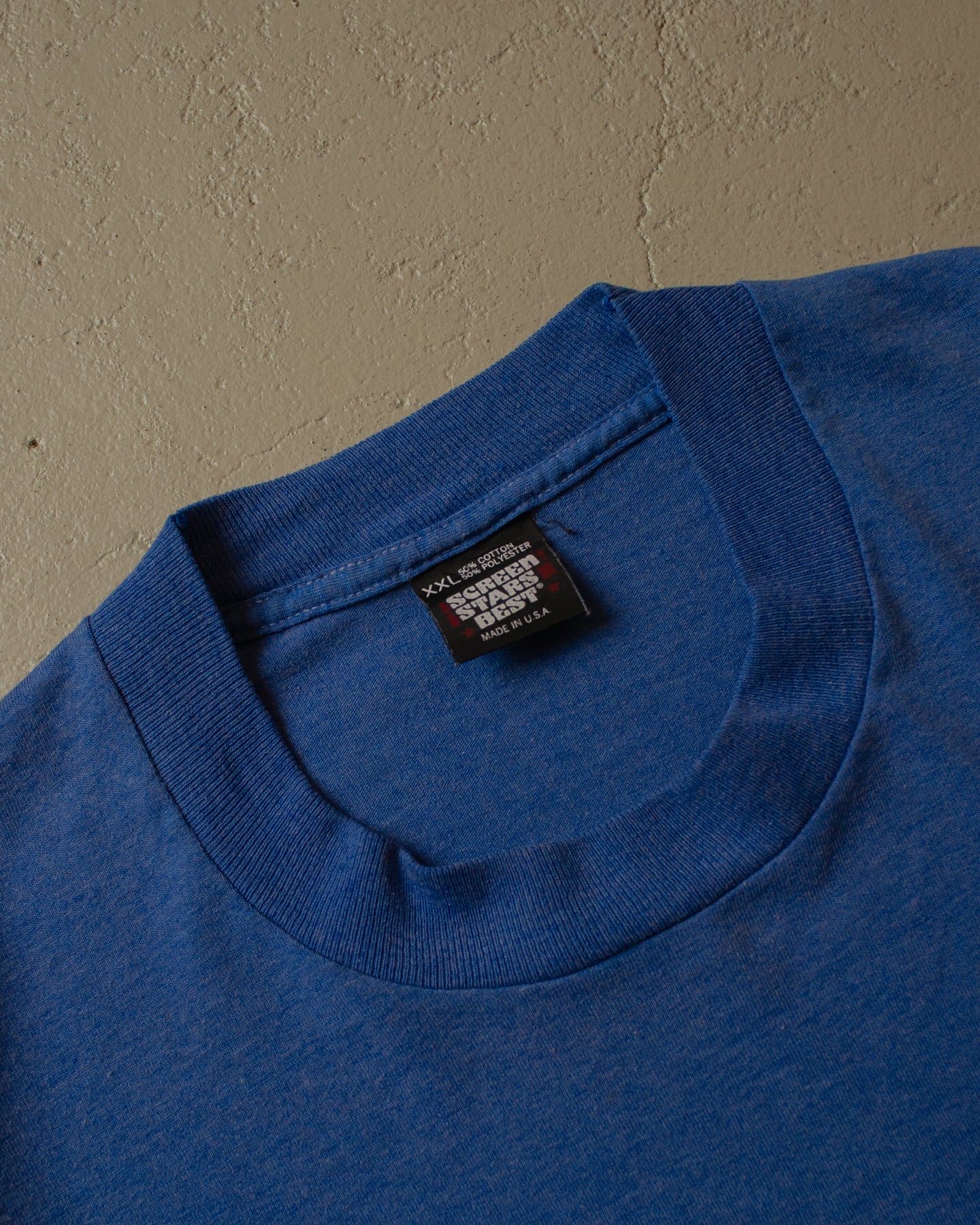 90s `Learning and Sex...` T-shirt blue - XL/XXL