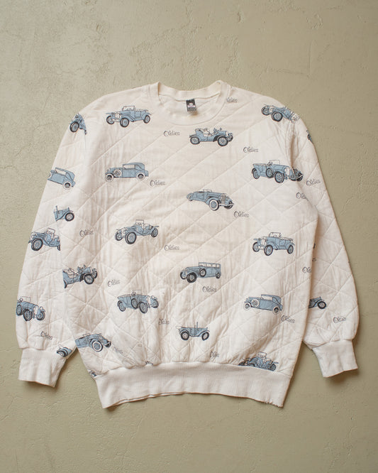 1980s Trigema Oldies Double Face Sweatshirt white - L/XL