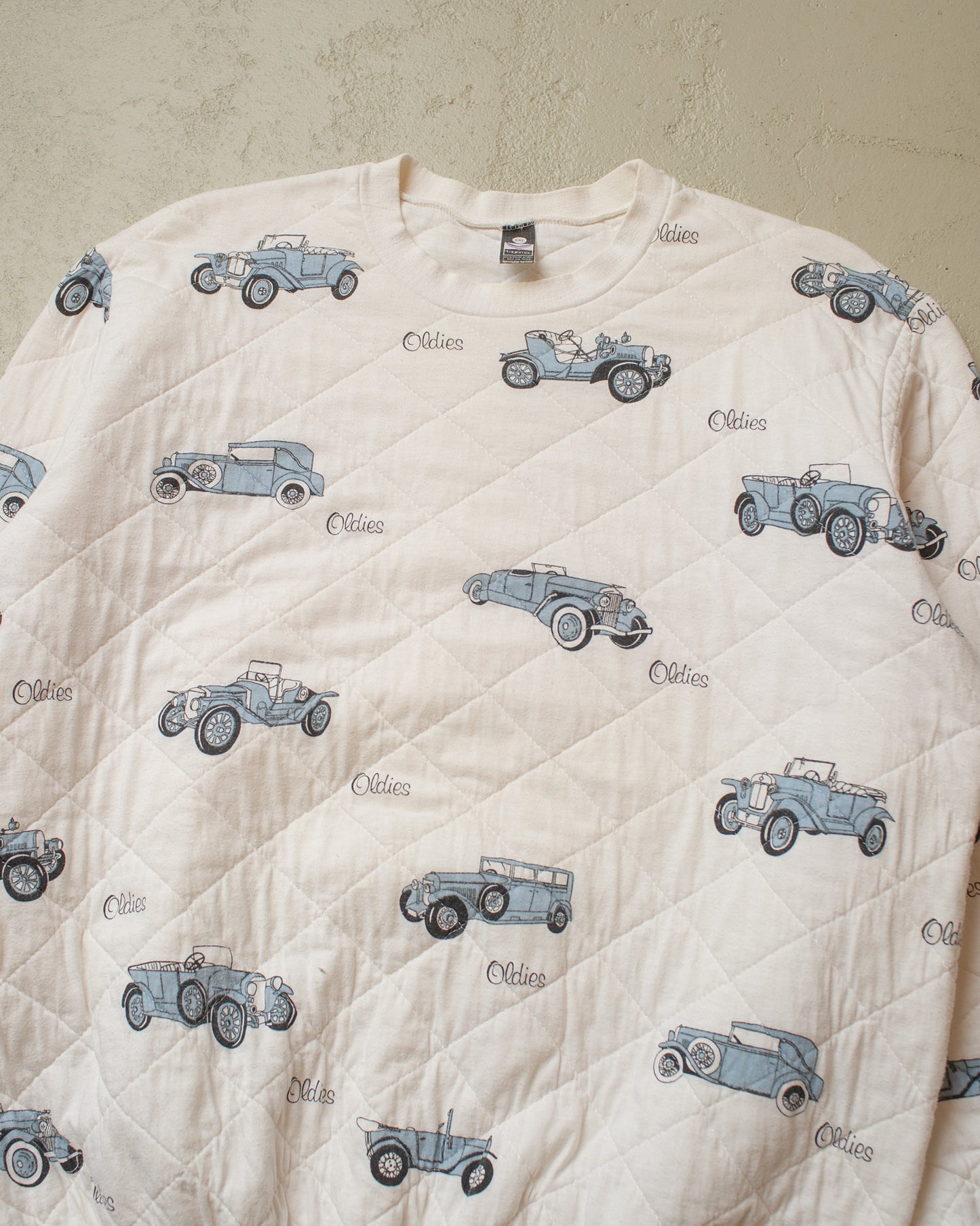 1980s Trigema Oldies Double Face Sweatshirt white - L/XL