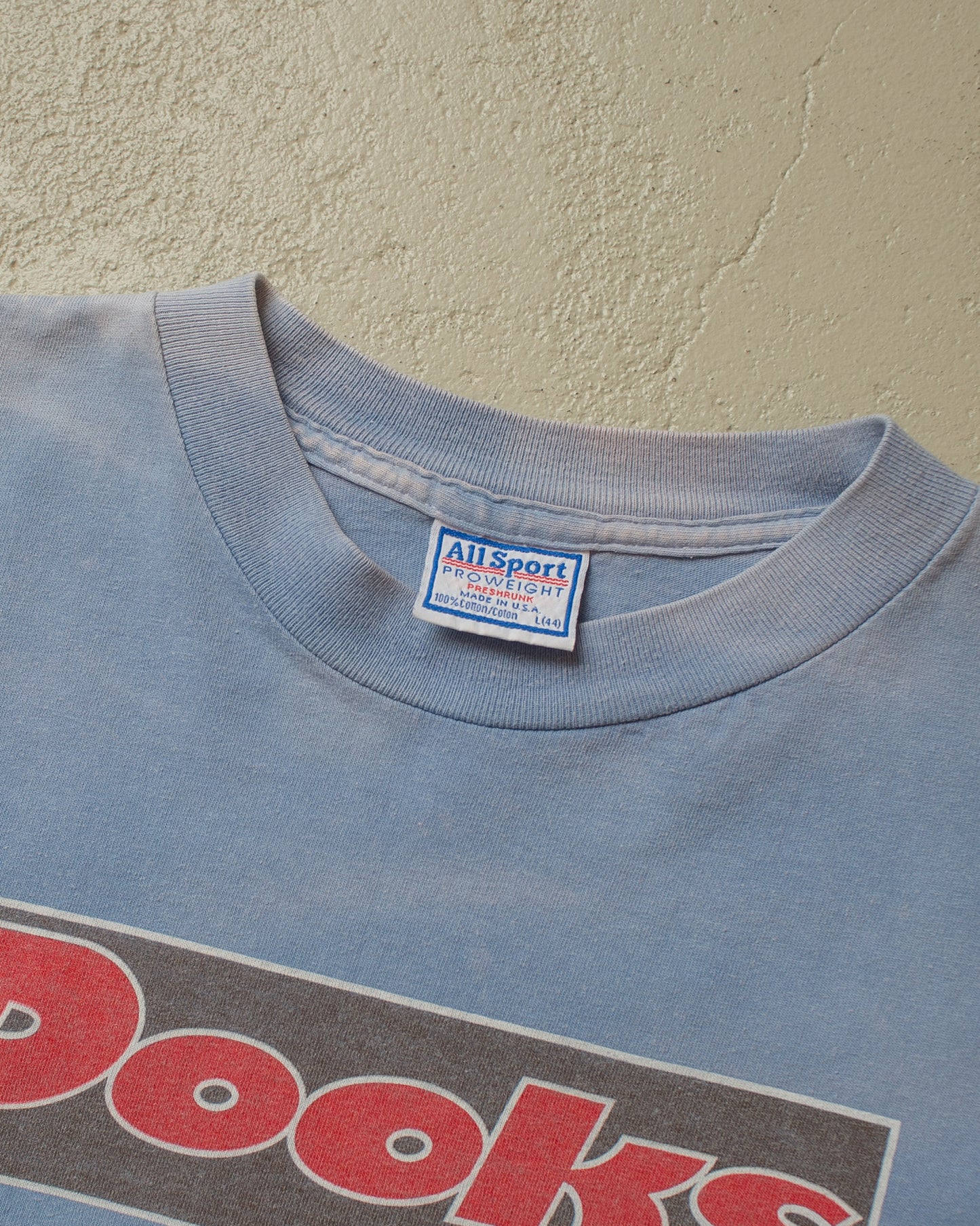 1990s Sunfaded Dooks Riser Pads (Shortys) Longsleeve blue - M/L