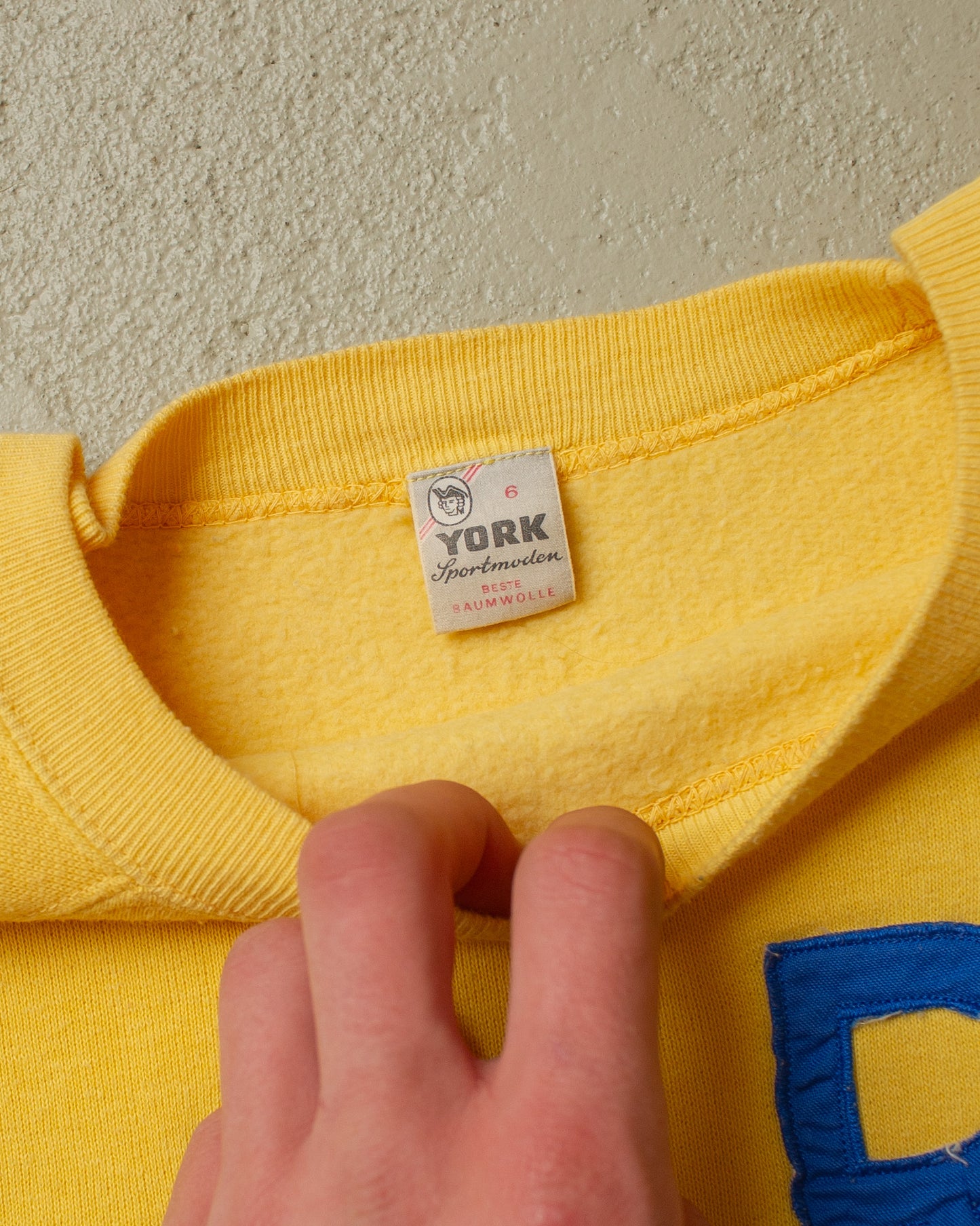 1960s/70s DLRG Sweatshirt yellow - M/L