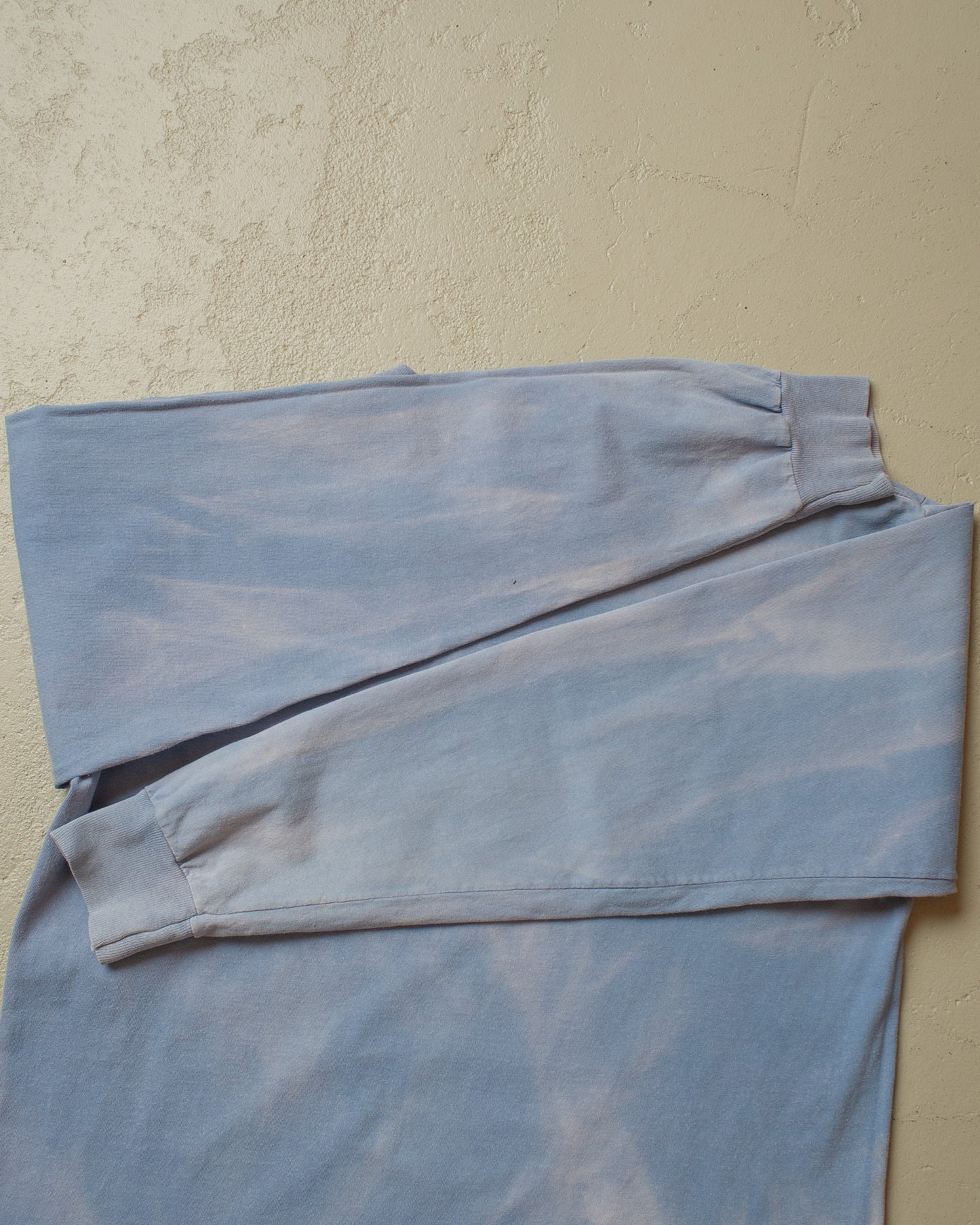 1990s Sunfaded Dooks Riser Pads (Shortys) Longsleeve blue - M/L