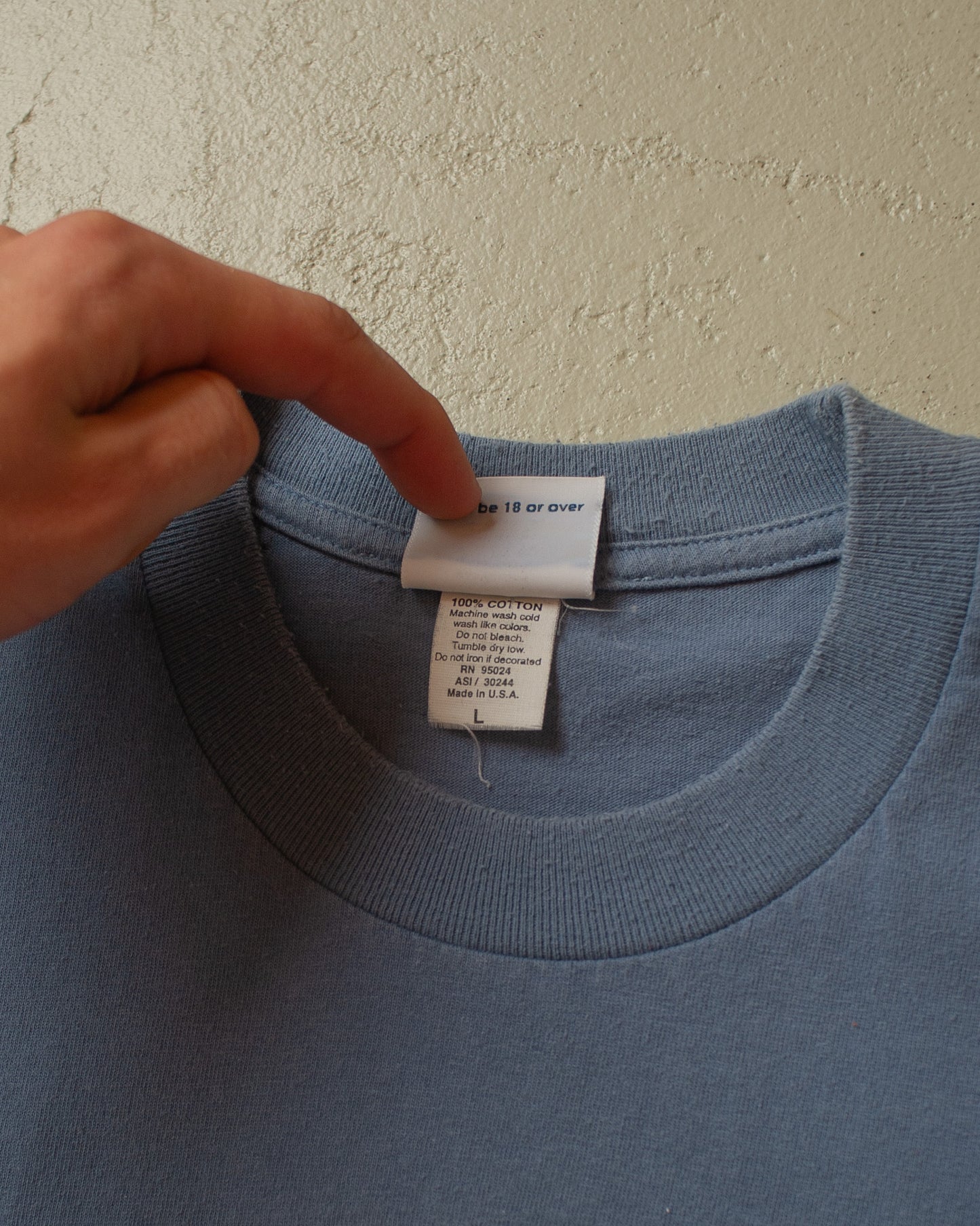 1990s Perverse Pornstar T-shirt blue - L