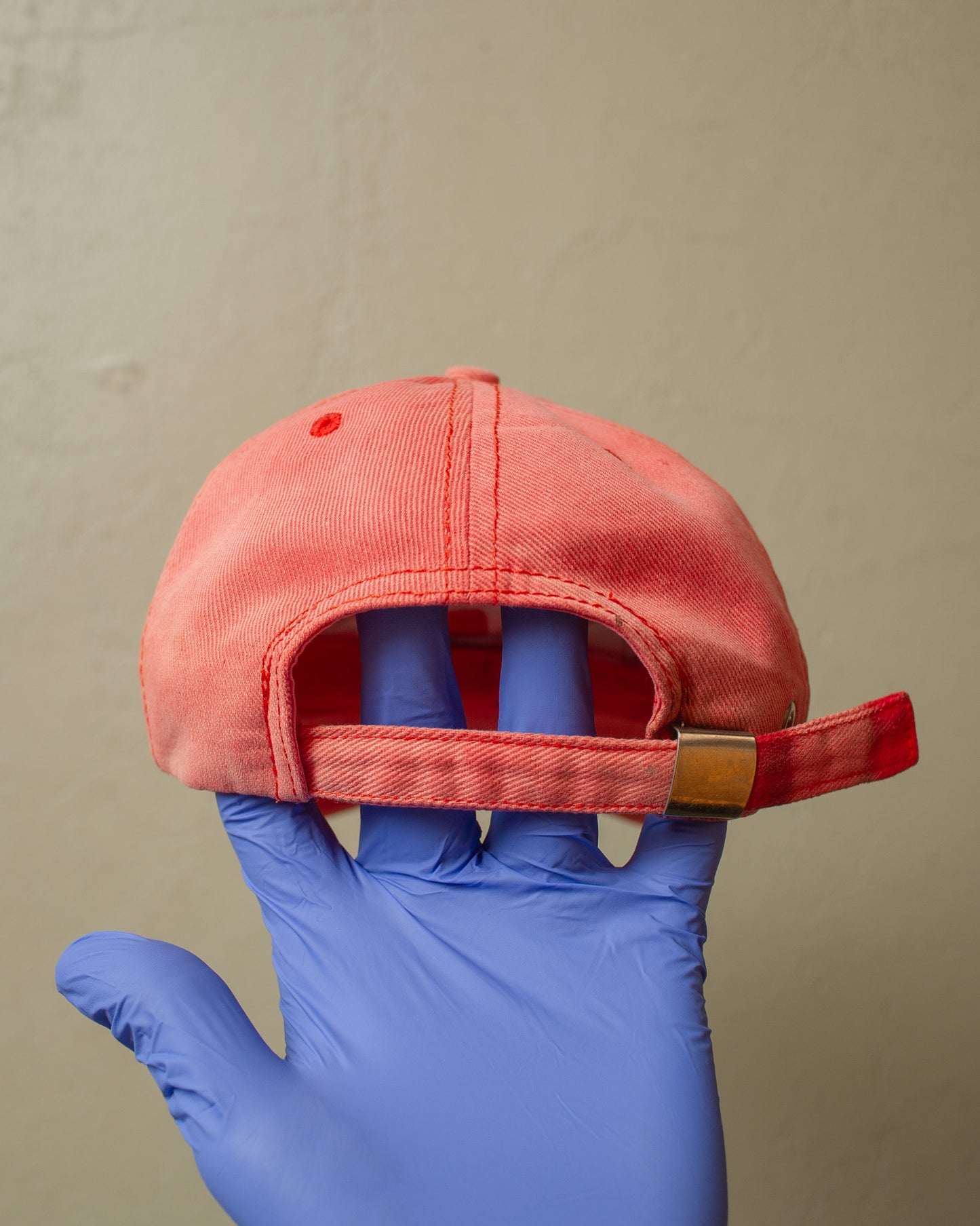 2000s Faded Coca Cola Strapback red