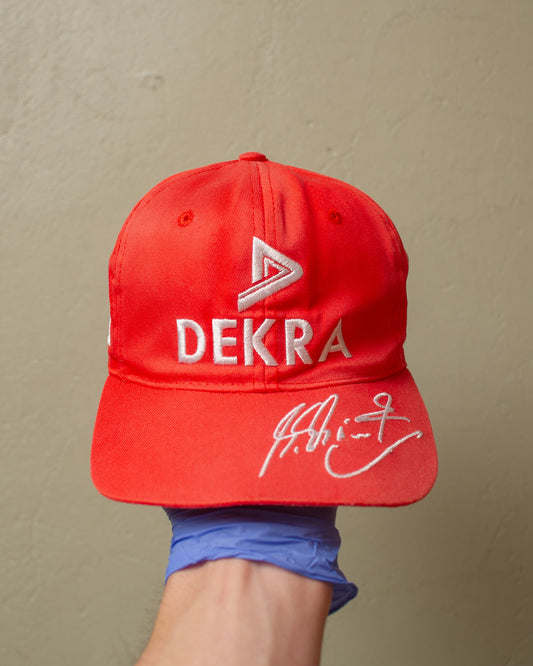 2000s Sunfaded Michael Schumacher Snapback red