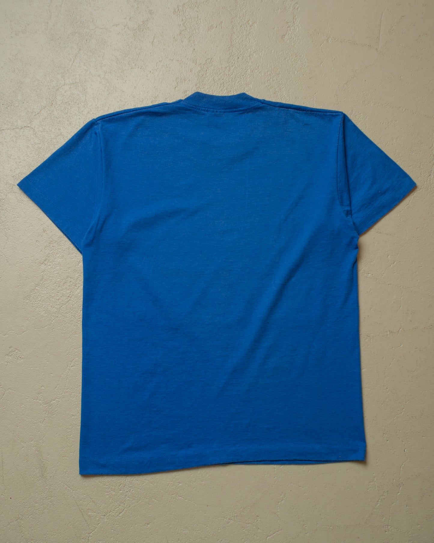 1990s "Shit happens" T-shirt blue - M/L