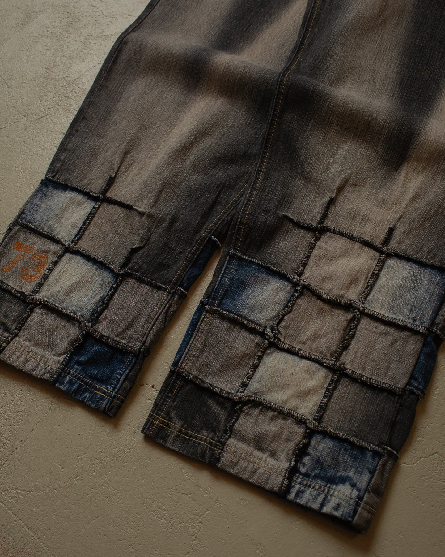 2000s Pepe Jeans Patchwork Baggy - 40x34