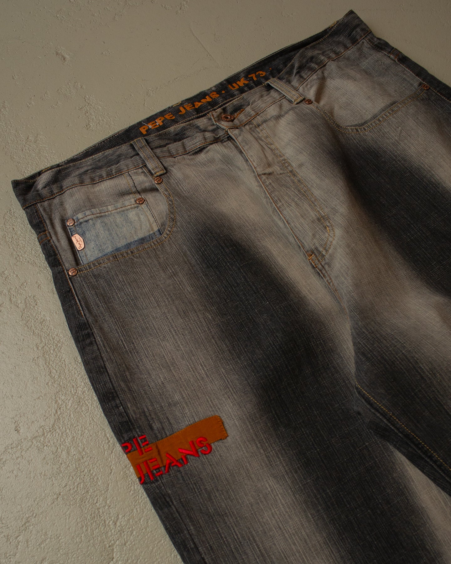 2000s Pepe Jeans Patchwork Baggy - 40x34