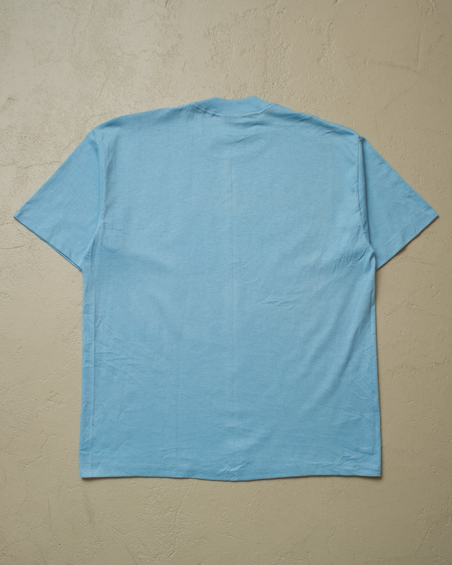 1990s unworn "No me grite!" T-shirt light blue - L