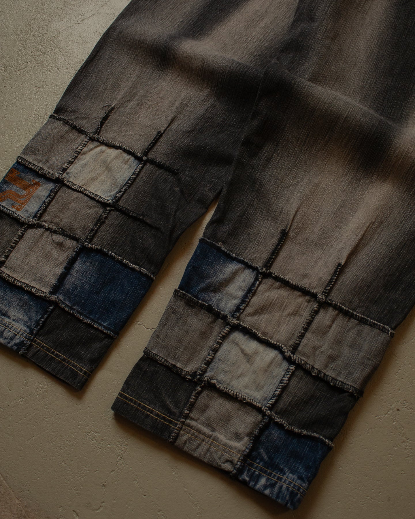 2000s Pepe Jeans Patchwork Baggy - 40x34