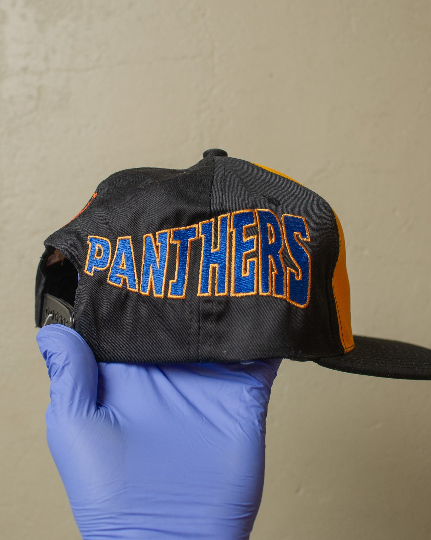 1990s Deadstock Florida Panthers NHL Snapback navyblue/yellow