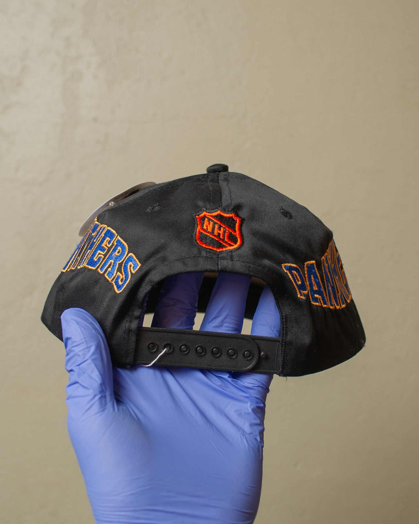1990s Deadstock Florida Panthers NHL Snapback navyblue/yellow
