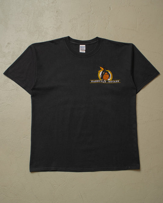 2000s Hannover Indians Embroidered T-shirt black - XL
