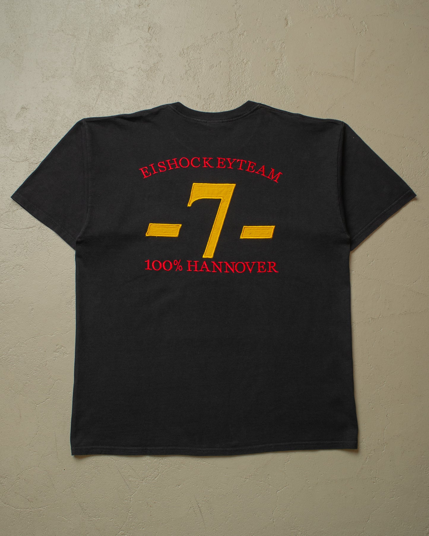 2000s Hannover Indians Embroidered T-shirt black - XL