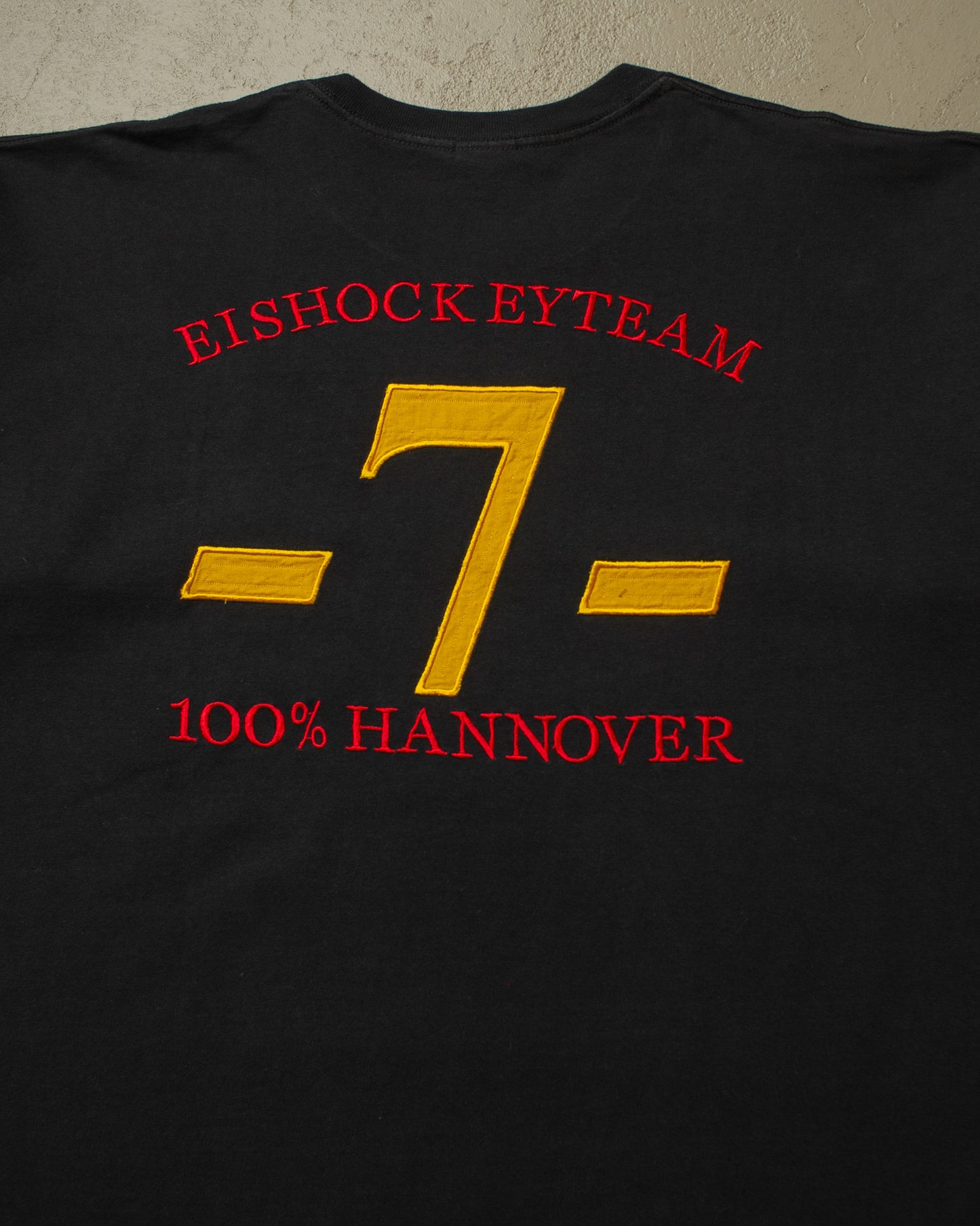 2000s Hannover Indians Embroidered T-shirt black - XL