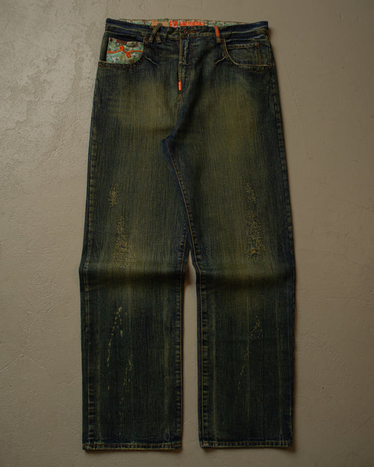 2000s Deadstock LRG Mud Wash Baggy Jeans - 40