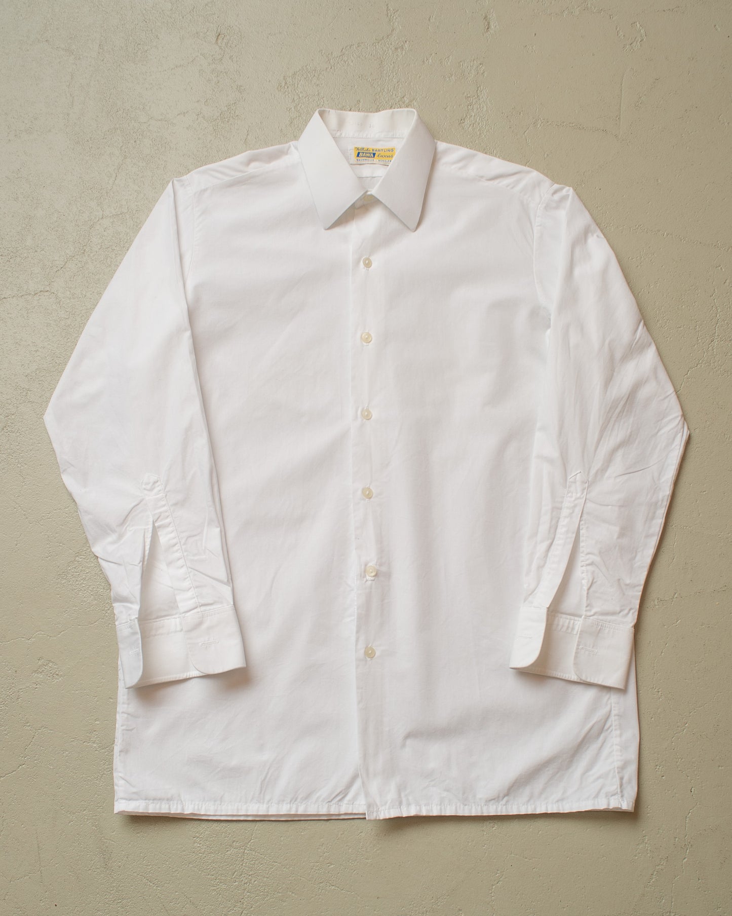 1960s German Bawa Dress Shirt white - M