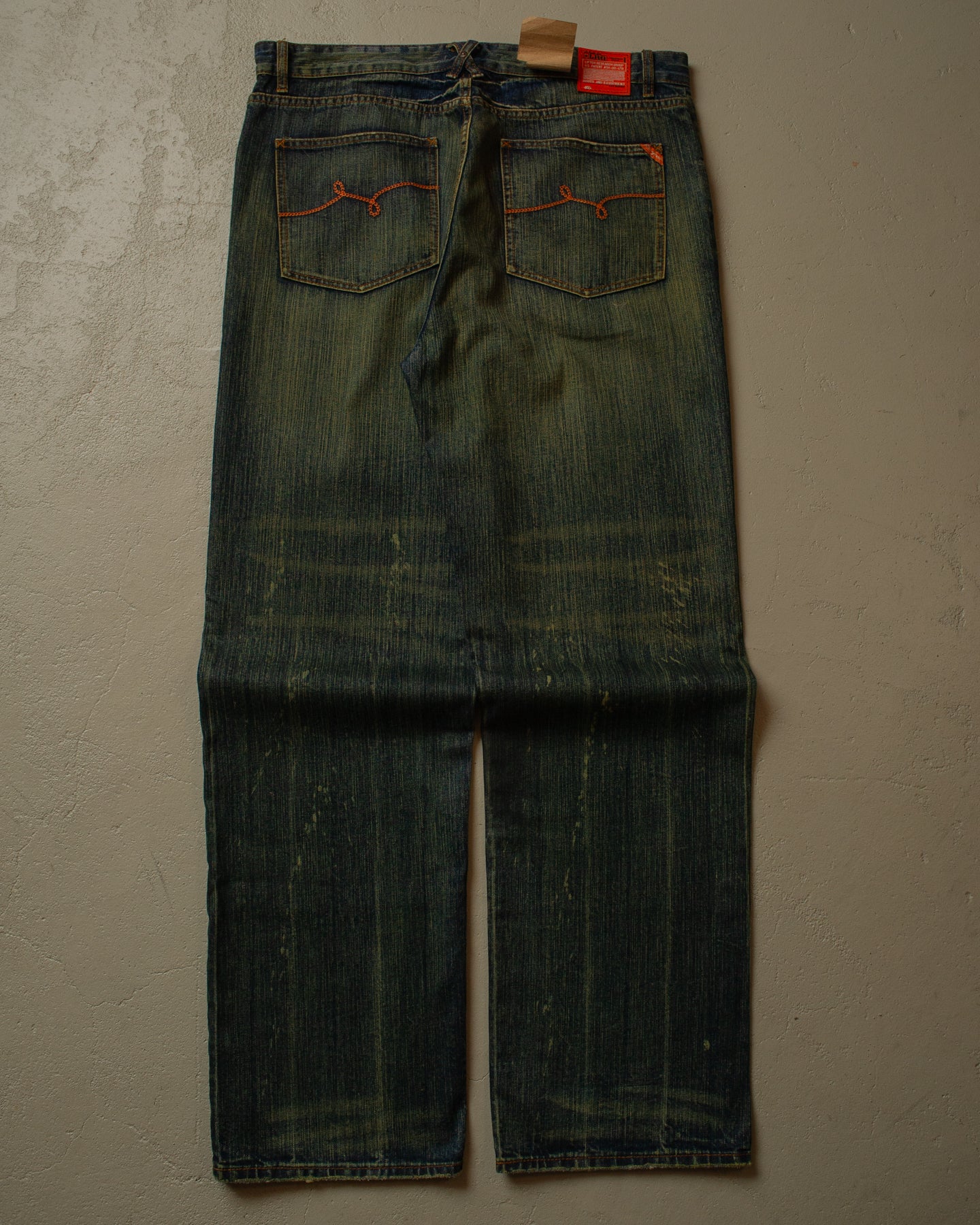 2000s Deadstock LRG Mud Wash Baggy Jeans - 40