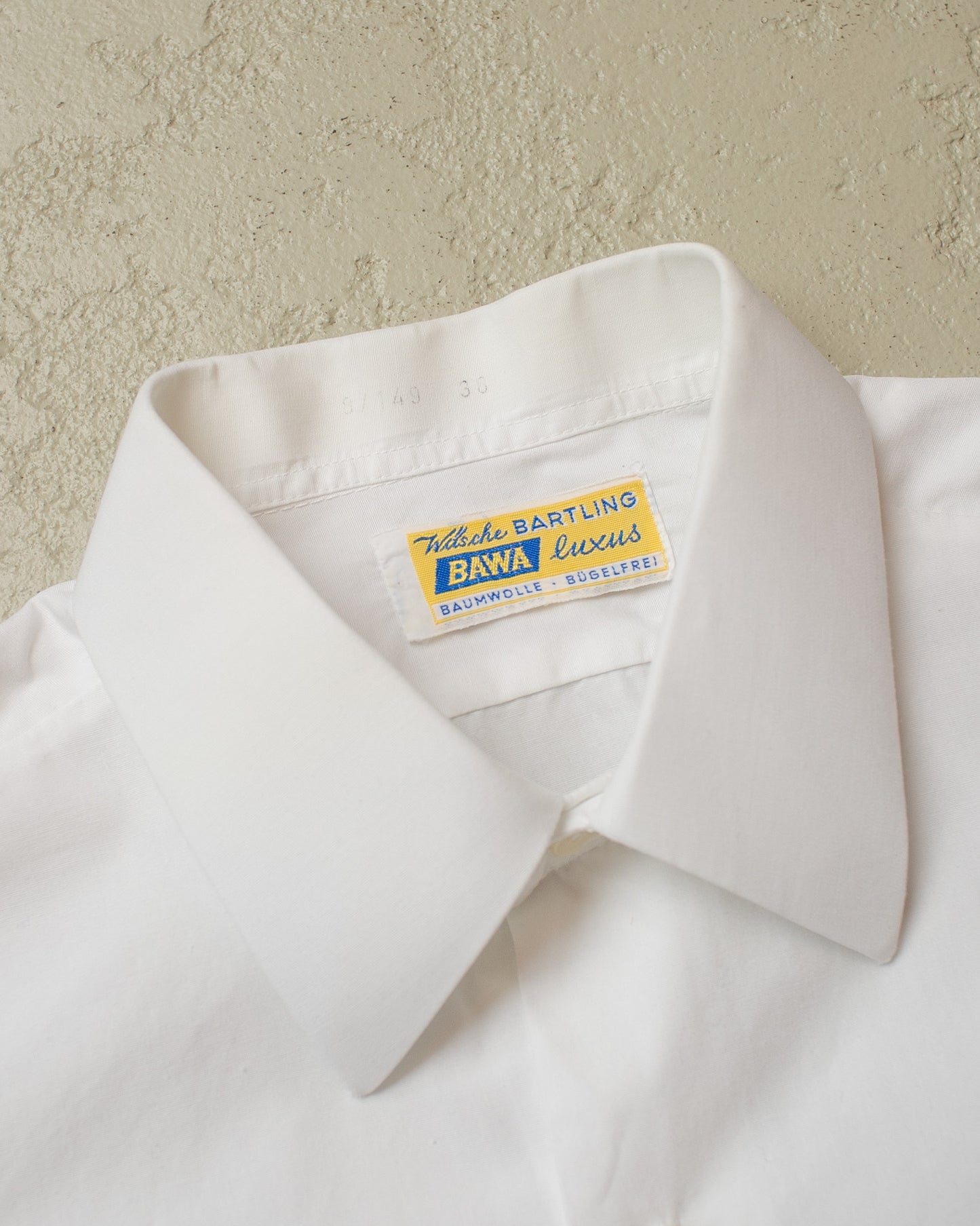 1960s German Bawa Dress Shirt white - M