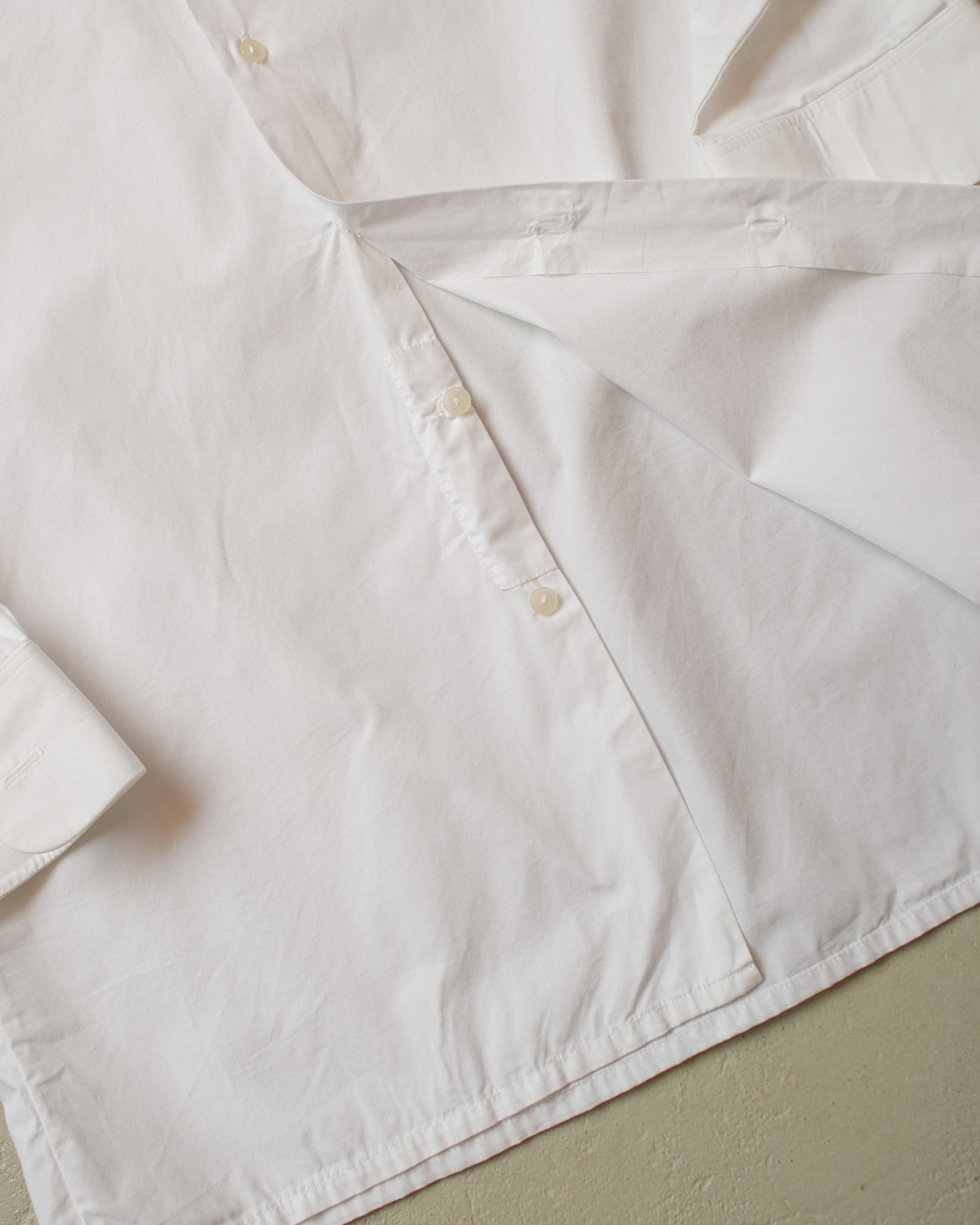 1960s German Bawa Dress Shirt white - M