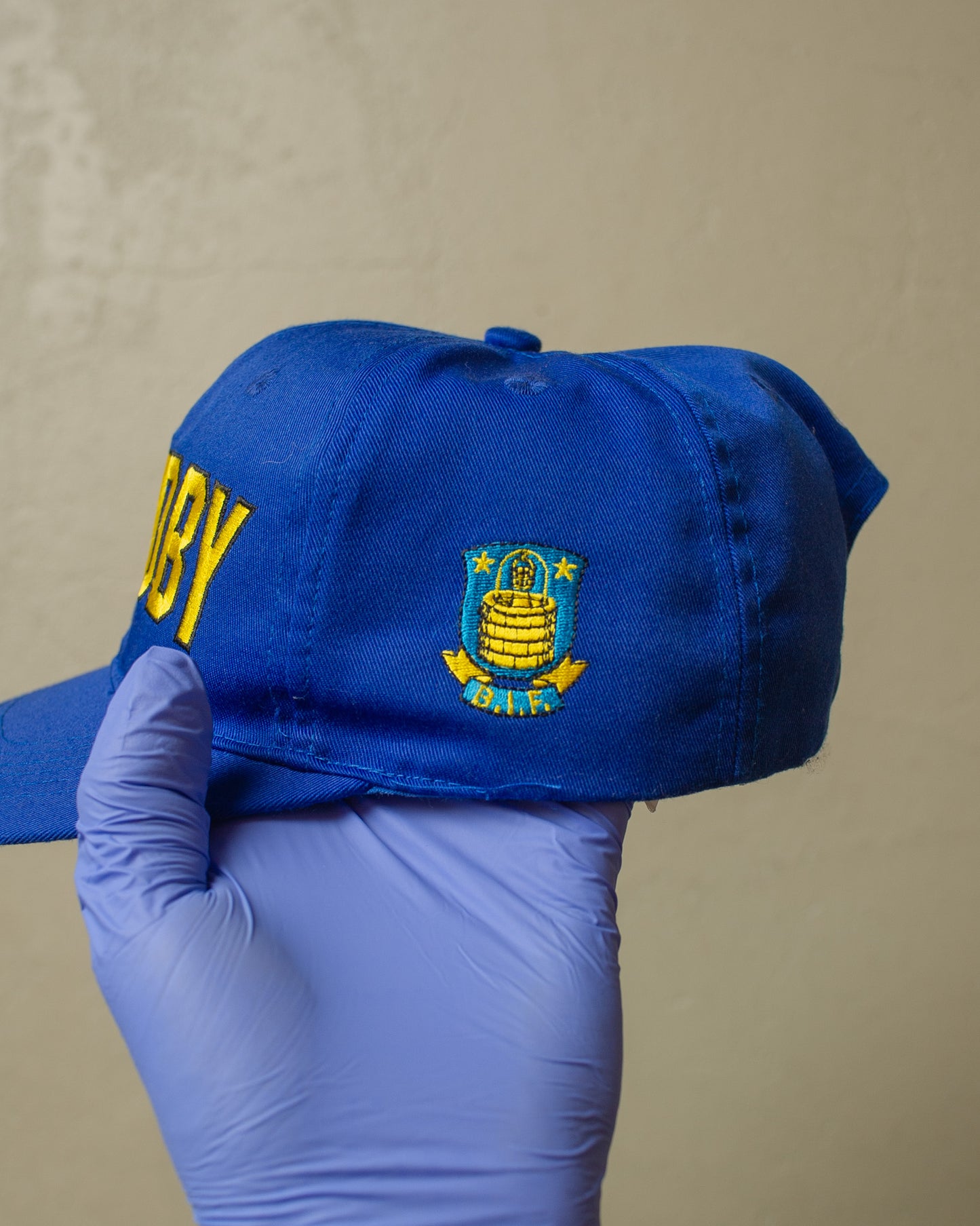 1990s Brondby Snapback blue
