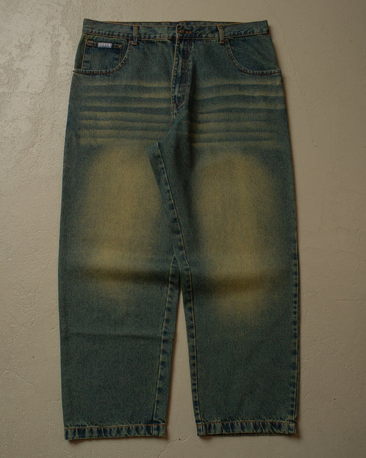 2000s Joker Mud Wash Baggy Jeans - 40