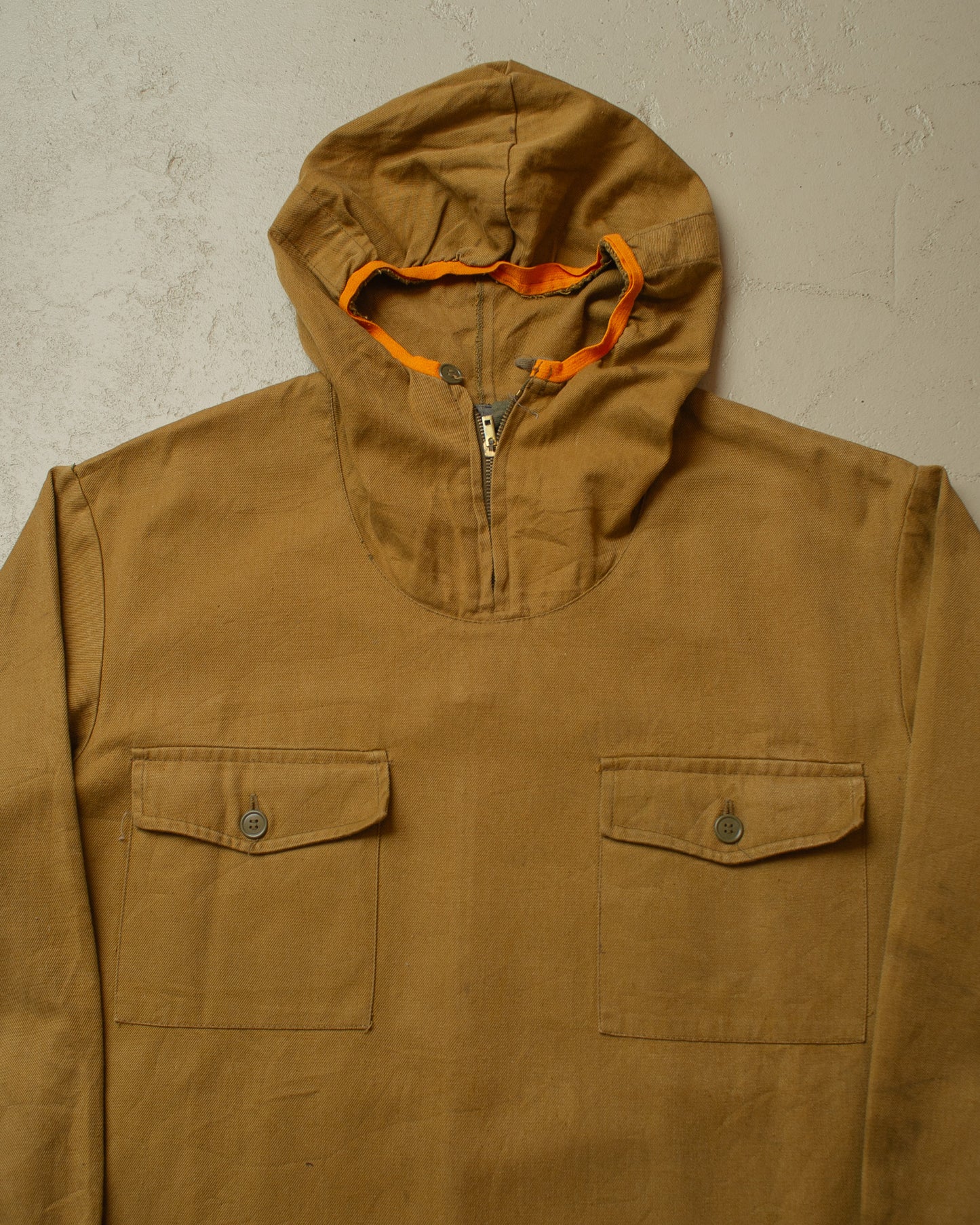 1950s East European Cotton Smock khaki - M/L