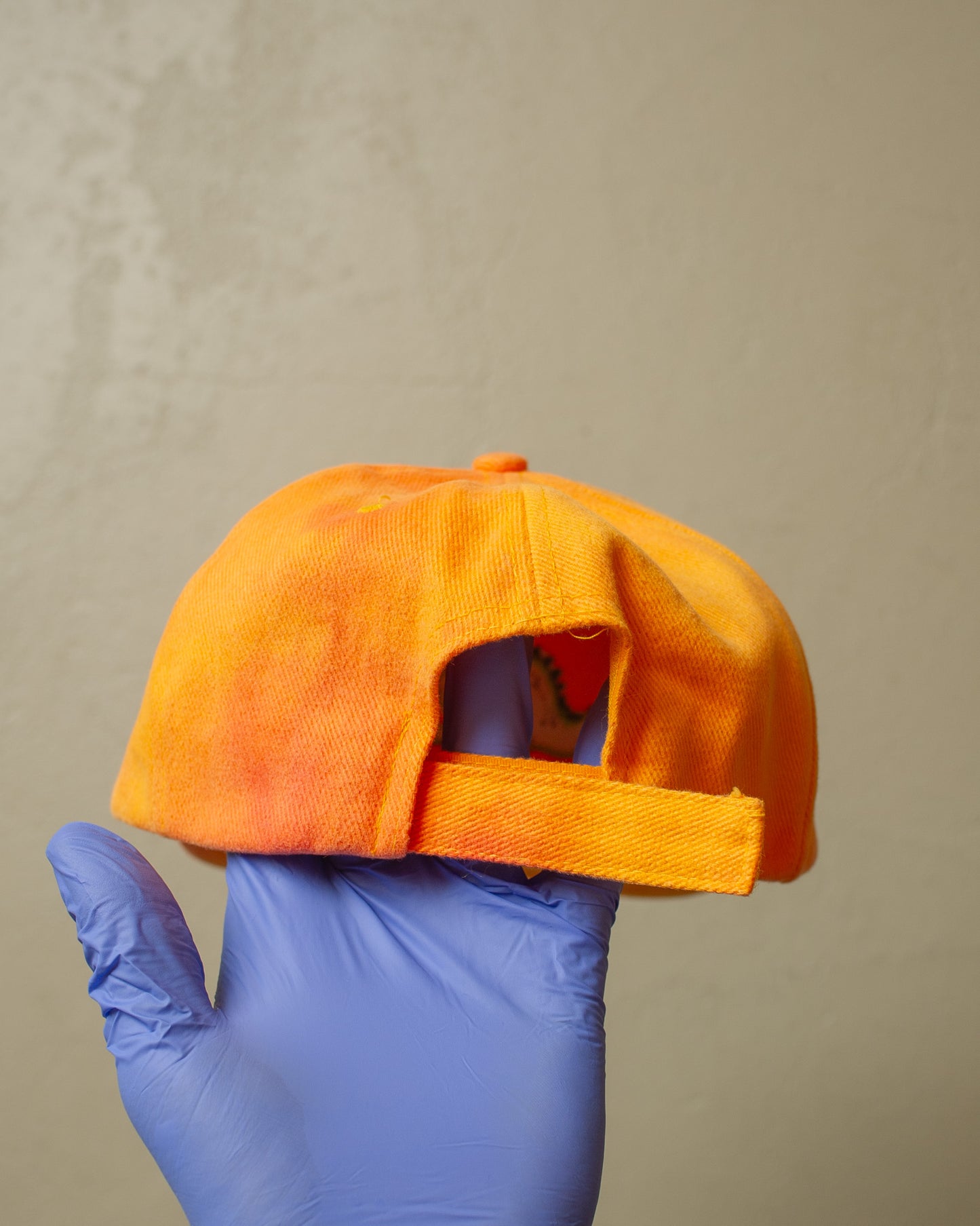 1990s Sunfaded Dino Strapback orange