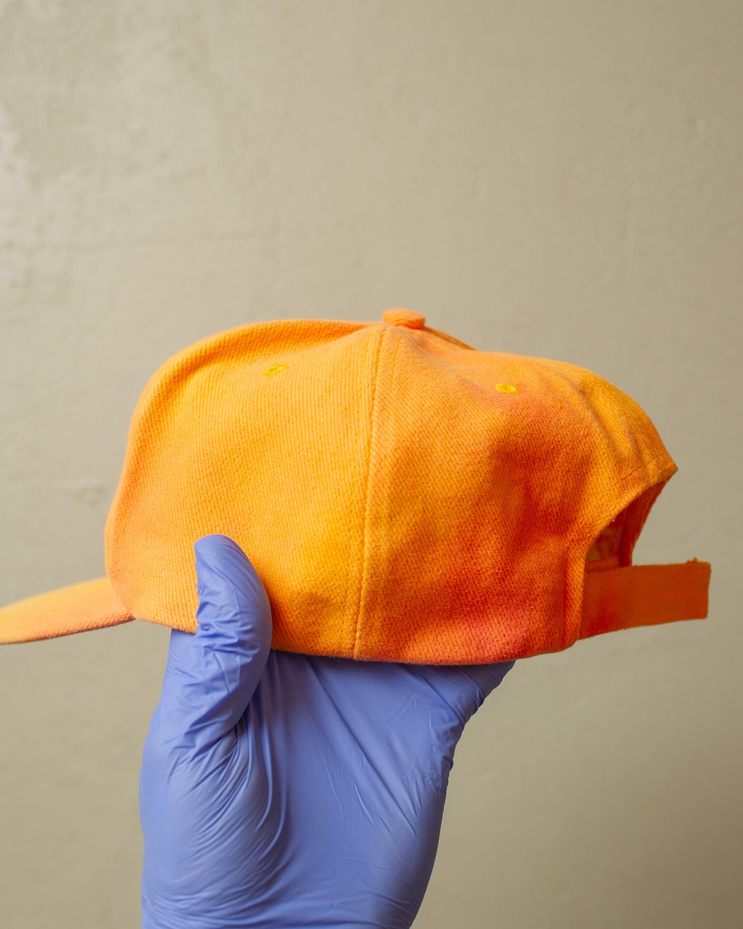 1990s Sunfaded Dino Strapback orange