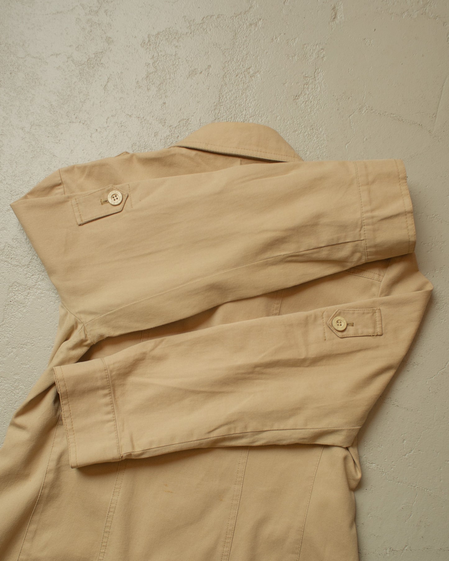 1970s/80s Camel Safari Jacket beige - M