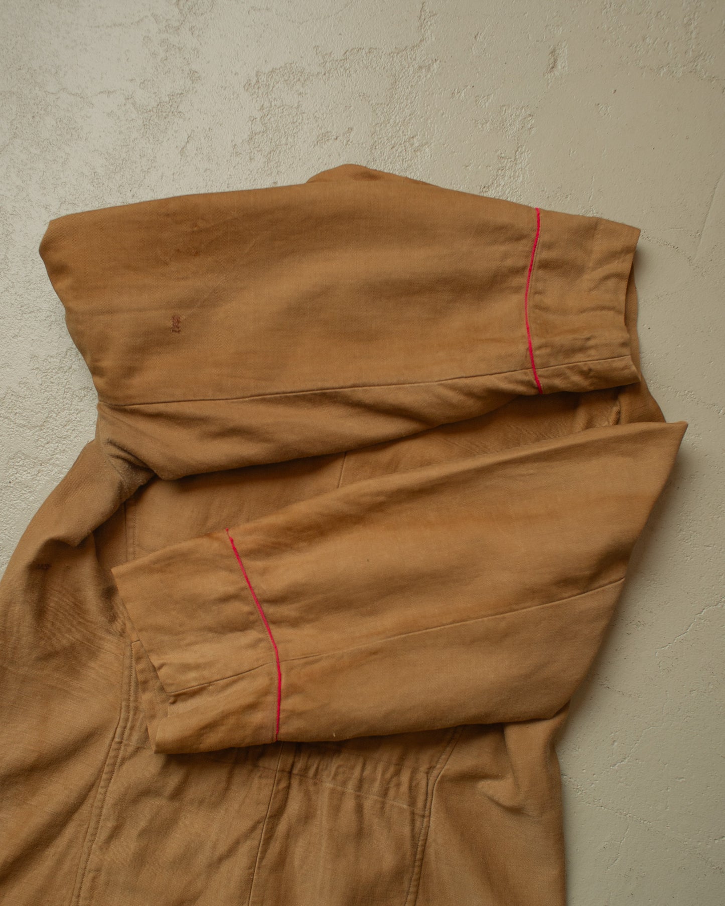 1920s German Volunteer Firefighter Moleskin Jacket brown - S/M