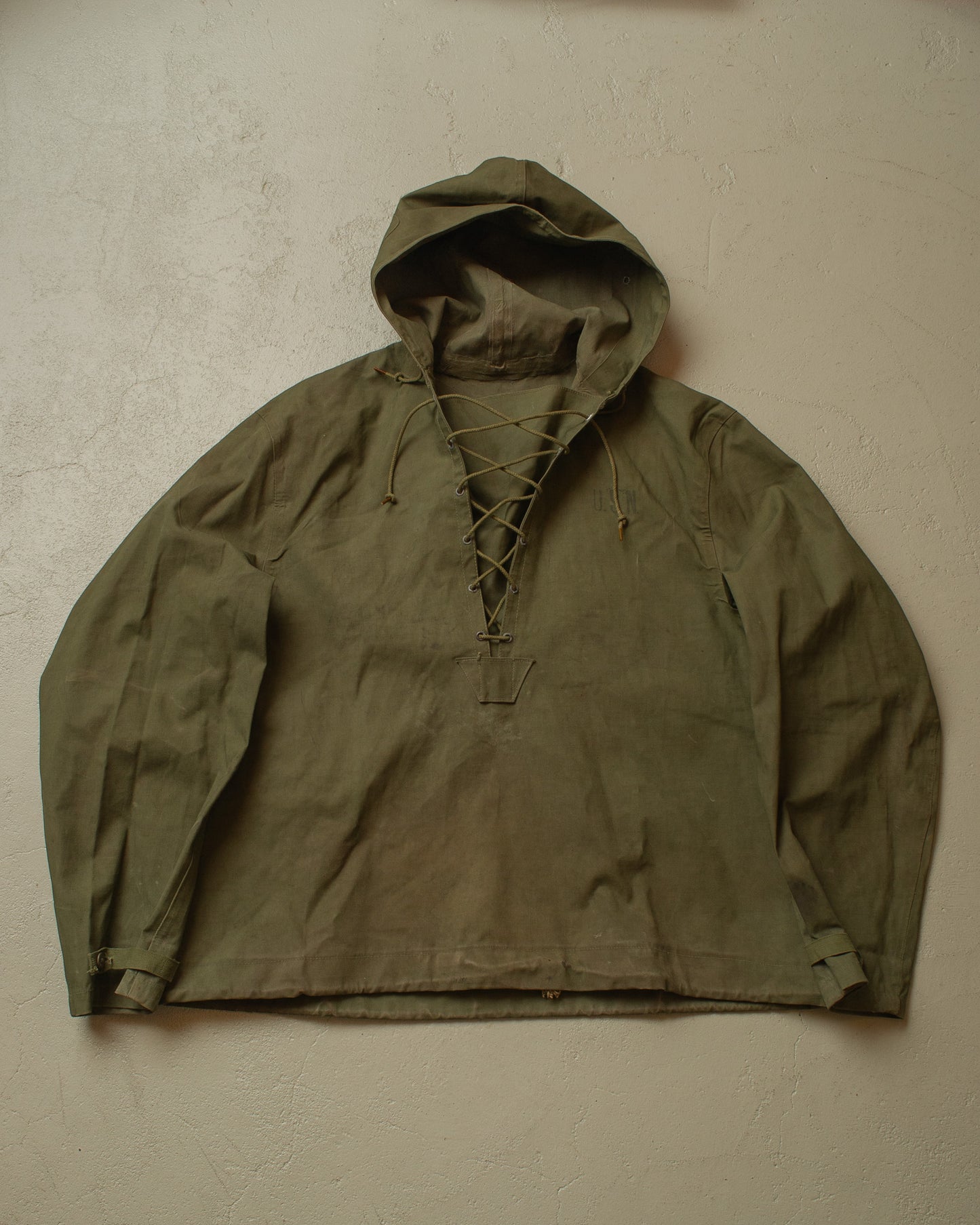 1940s WW2 US Navy Deck Smock green - M/L