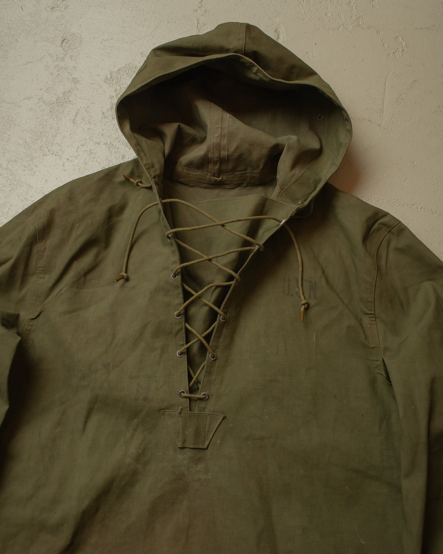 1940s WW2 US Navy Deck Smock green - M/L