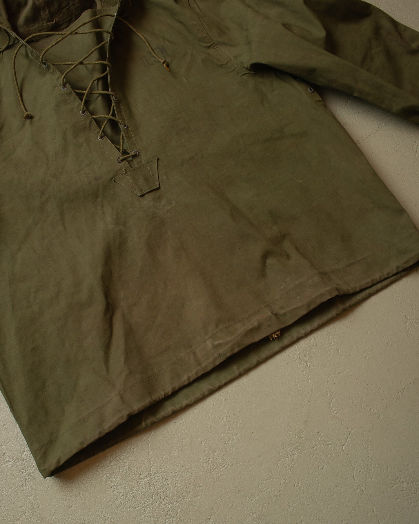 1940s WW2 US Navy Deck Smock green - M/L