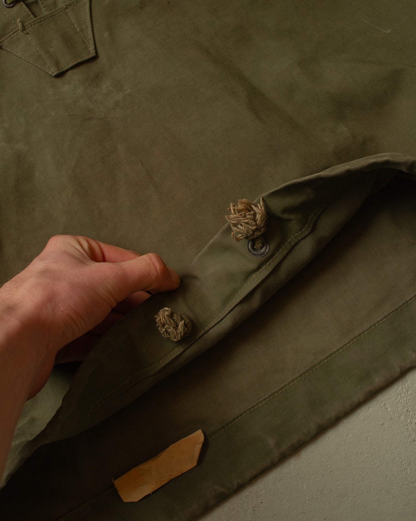 1940s WW2 US Navy Deck Smock green - M/L