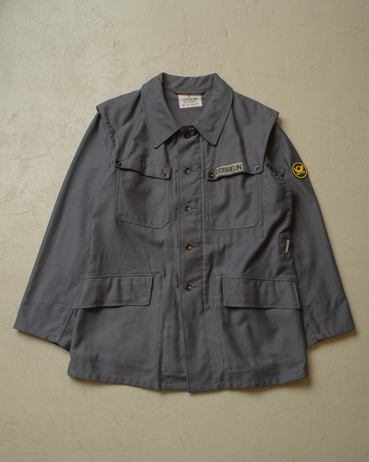 1982 German Federal Post Moleskin Work Set grey - L