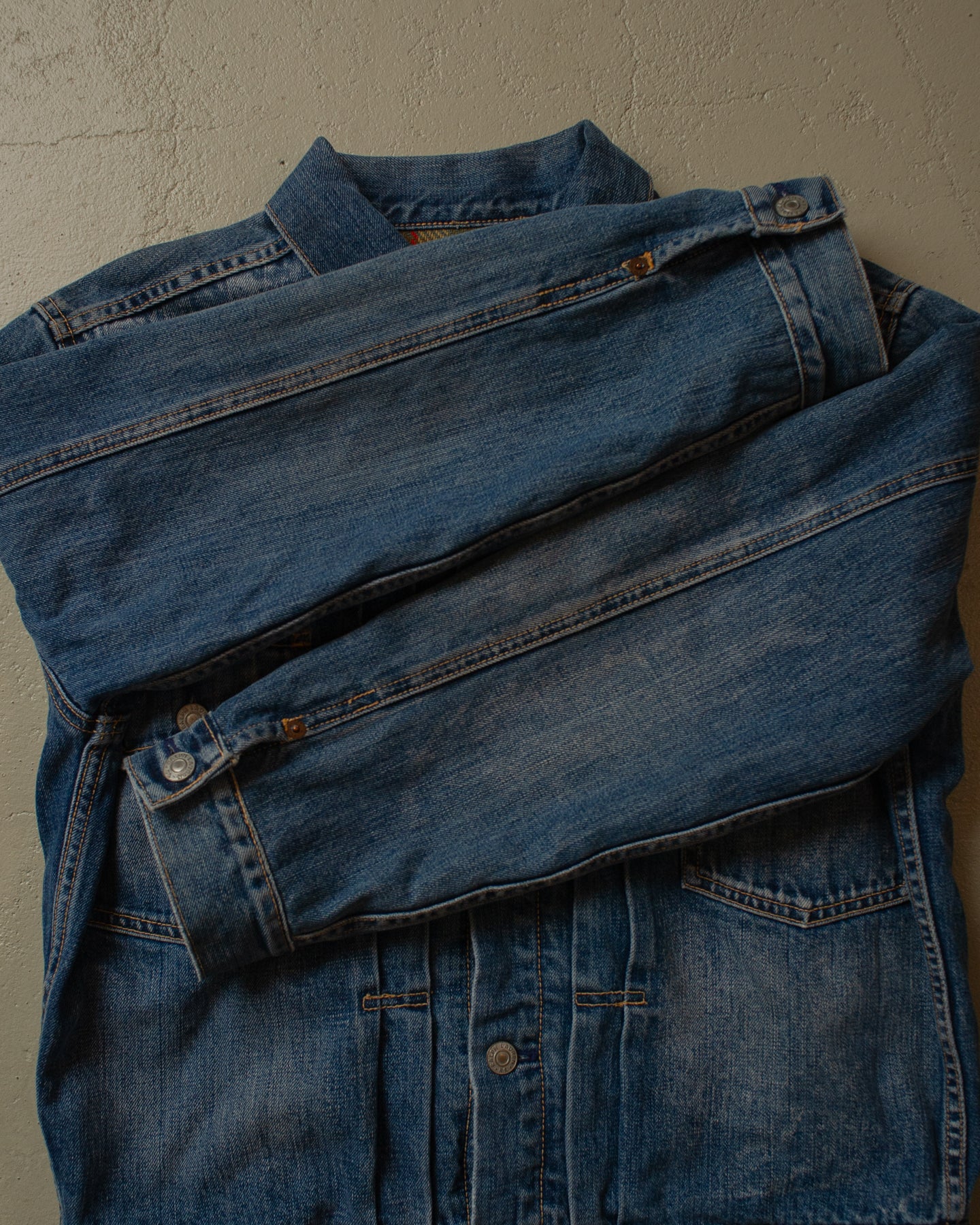 90s Double RL Type 2 lined Denim Jacket blue - M