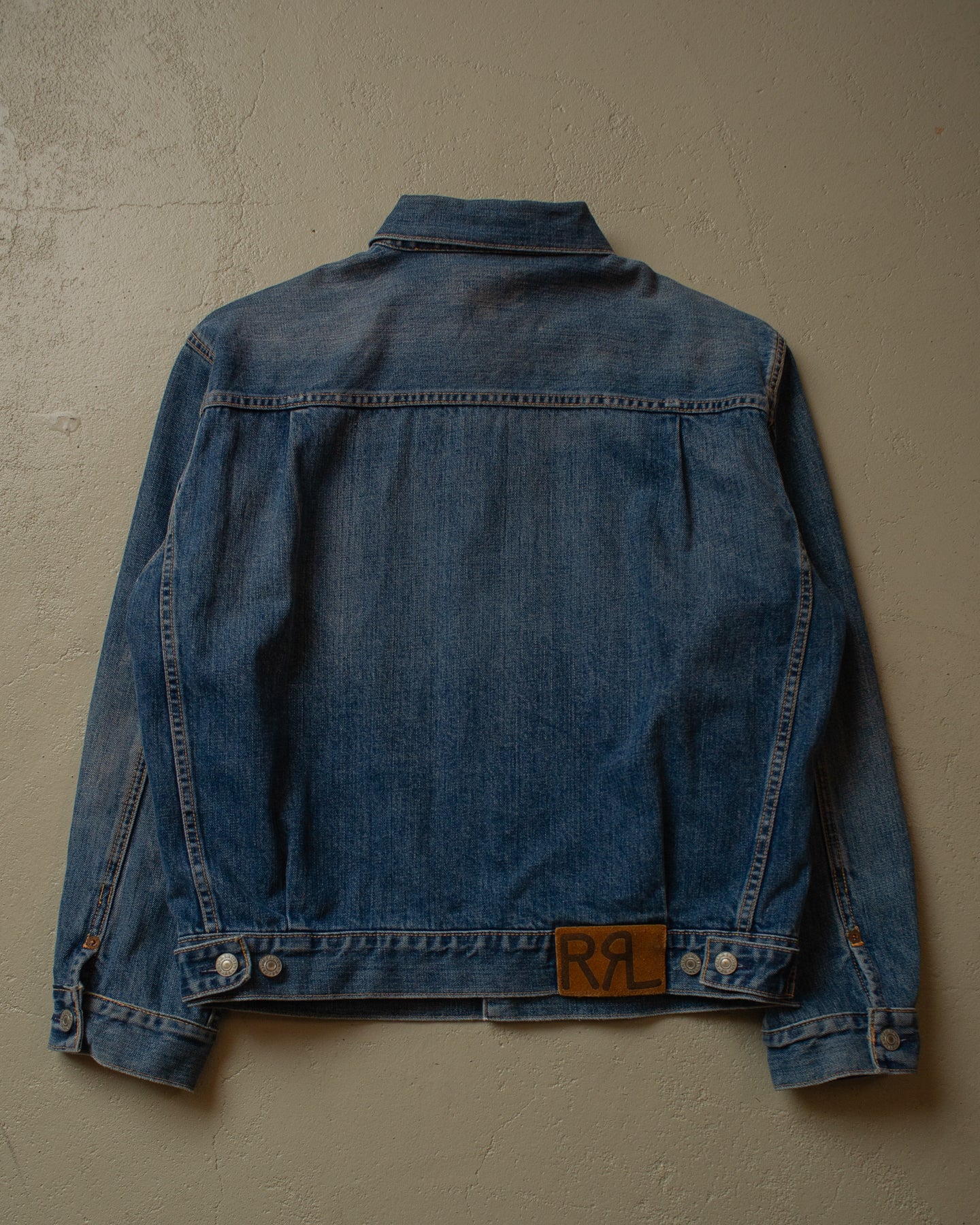 90s Double RL Type 2 lined Denim Jacket blue - M