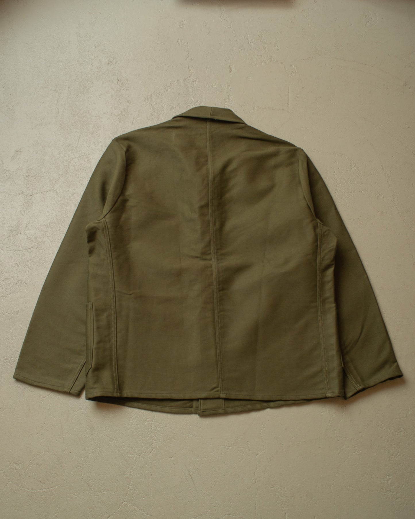 1950s/60s Deadstock German Moleskin Workwear Set green - XXL