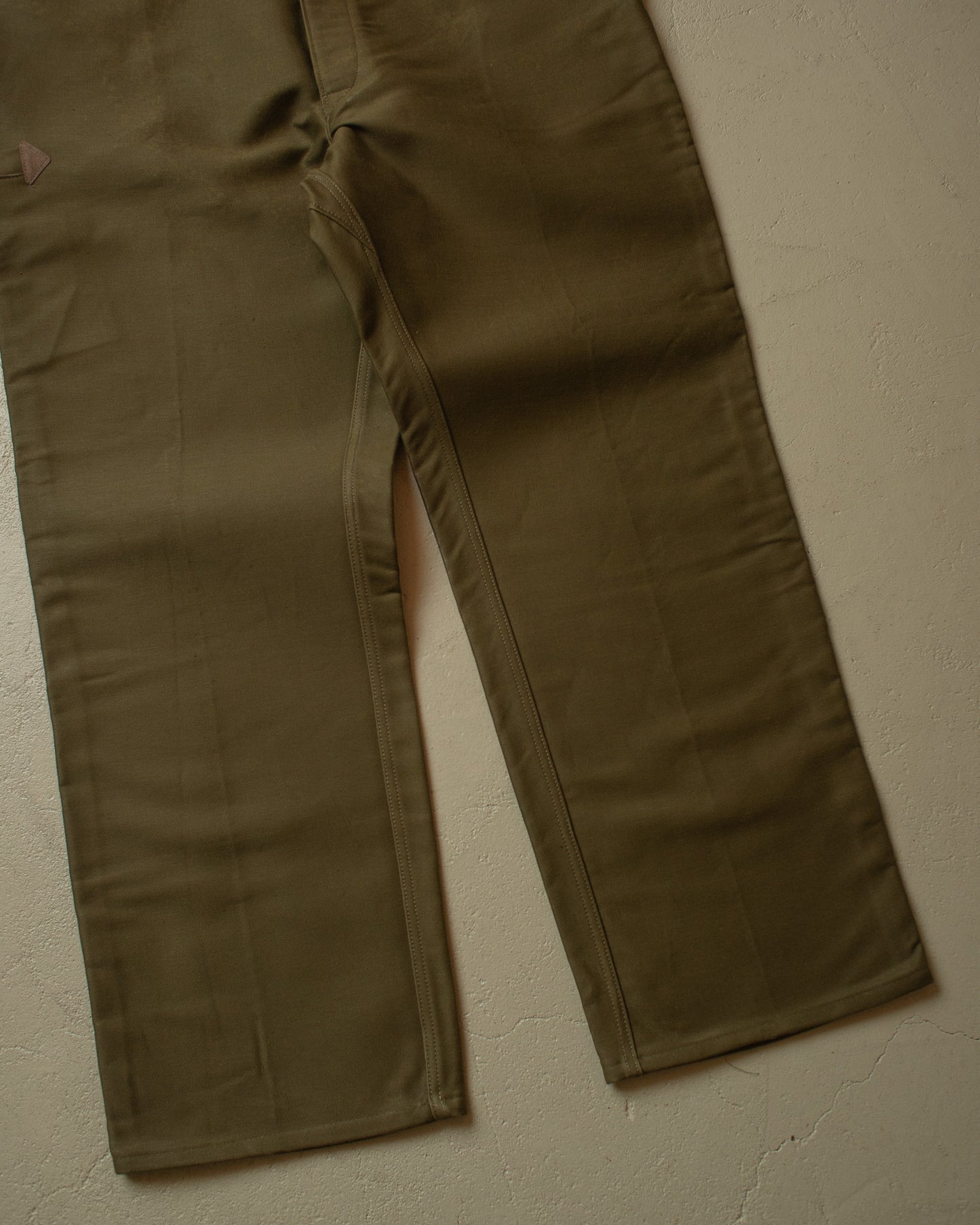 1950s/60s Deadstock German Moleskin Workwear Set green - XXL