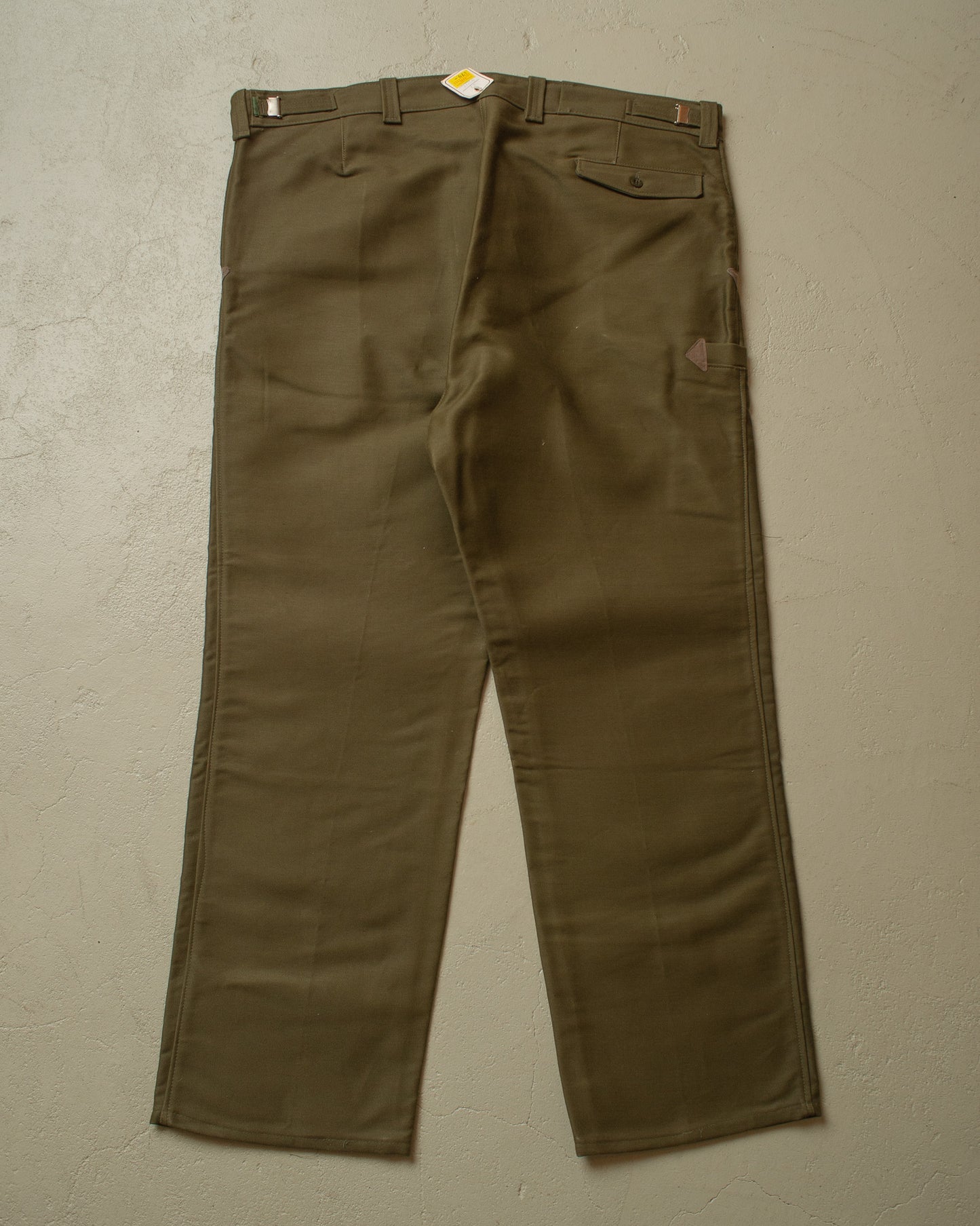 1950s/60s Deadstock German Moleskin Workwear Set green - XXL