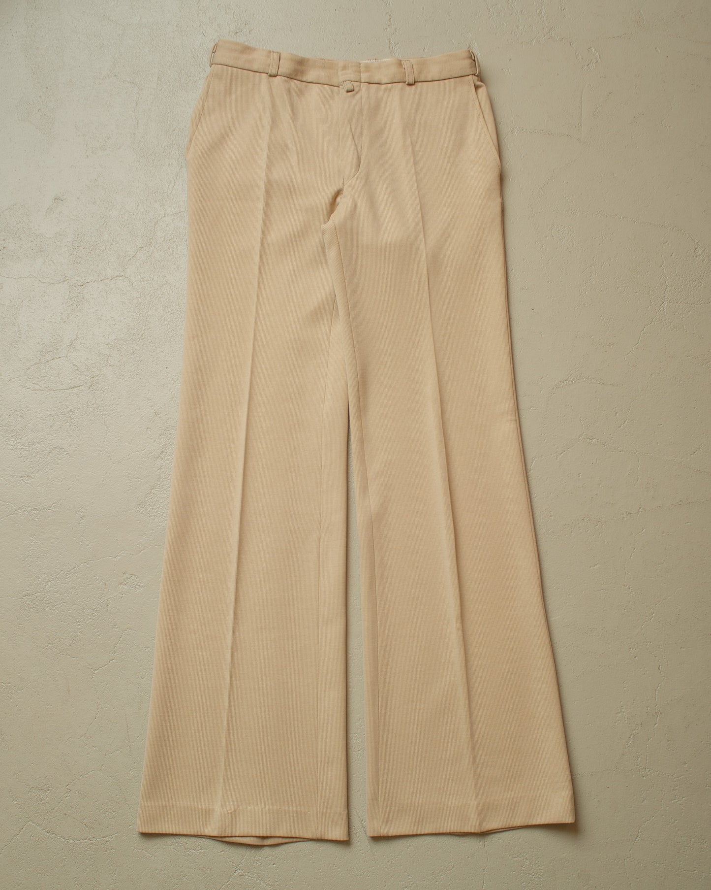 1970s C&A Flared Pants beige - W31 L34