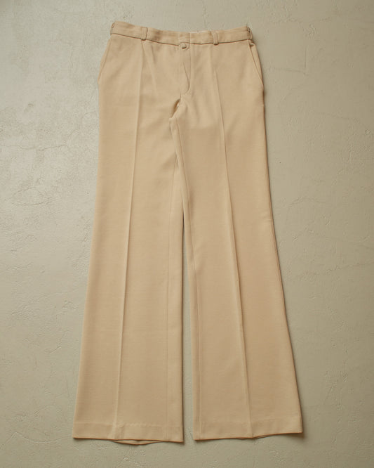 1970s C&A Flared Pants beige - W31 L34